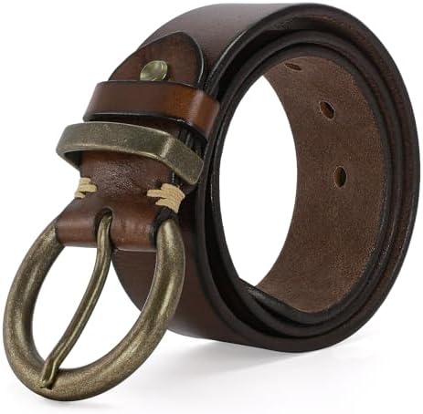 〈美品〉VOLK V-9 LEATHER BELT ブラウン wolksprong Womens 1.5
